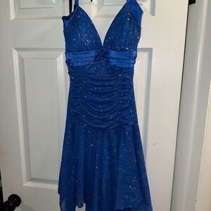 Deb Sparkling Royal Blue Mini Dress